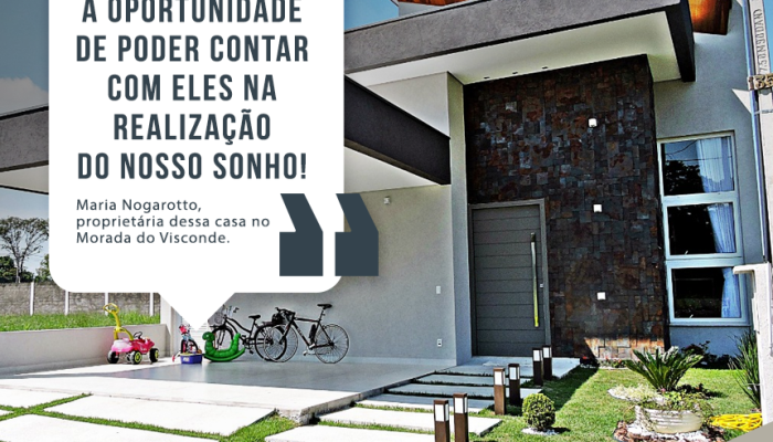 Depoimento de Maria Nogarotto, cliente da Sbruzzi Arquitetura + Interiores Taubaté